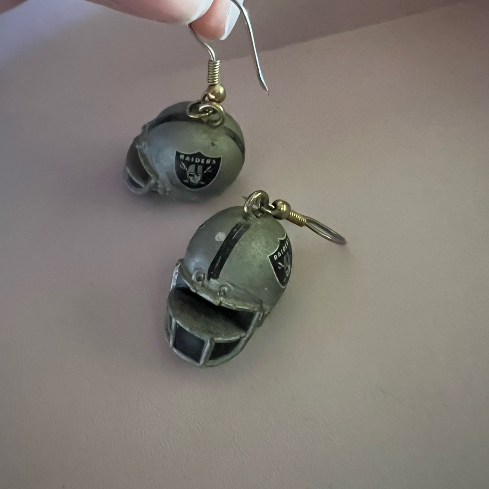 Raiders earrings